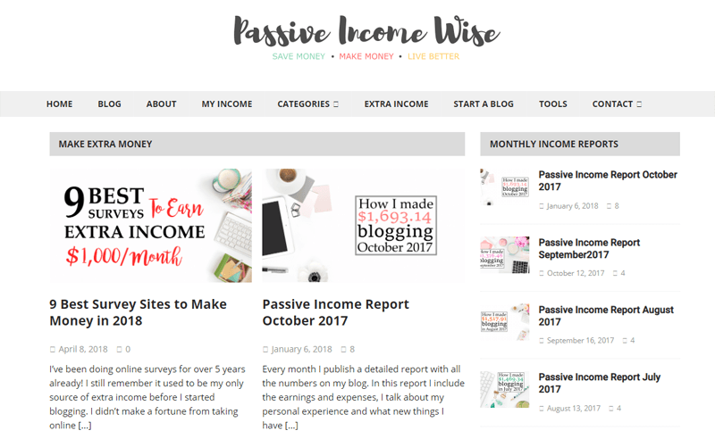 passive income wise blog